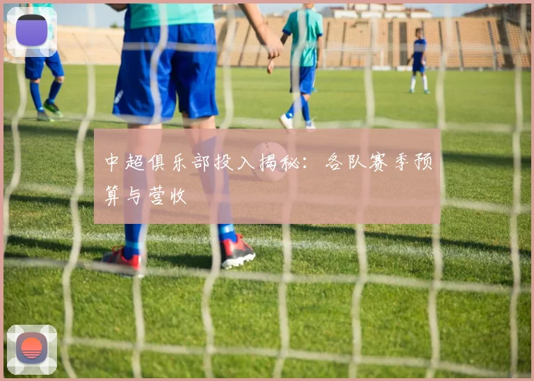 中超俱乐部投入揭秘:各队赛季预算与营收